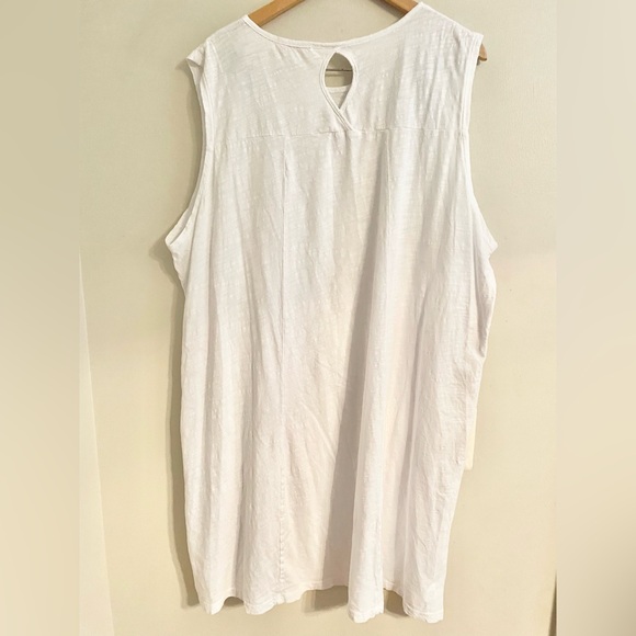 Fresh Produce Sun Dress White 100% Cotton Made In USA Size 3X- EUC - Picture 2 of 9